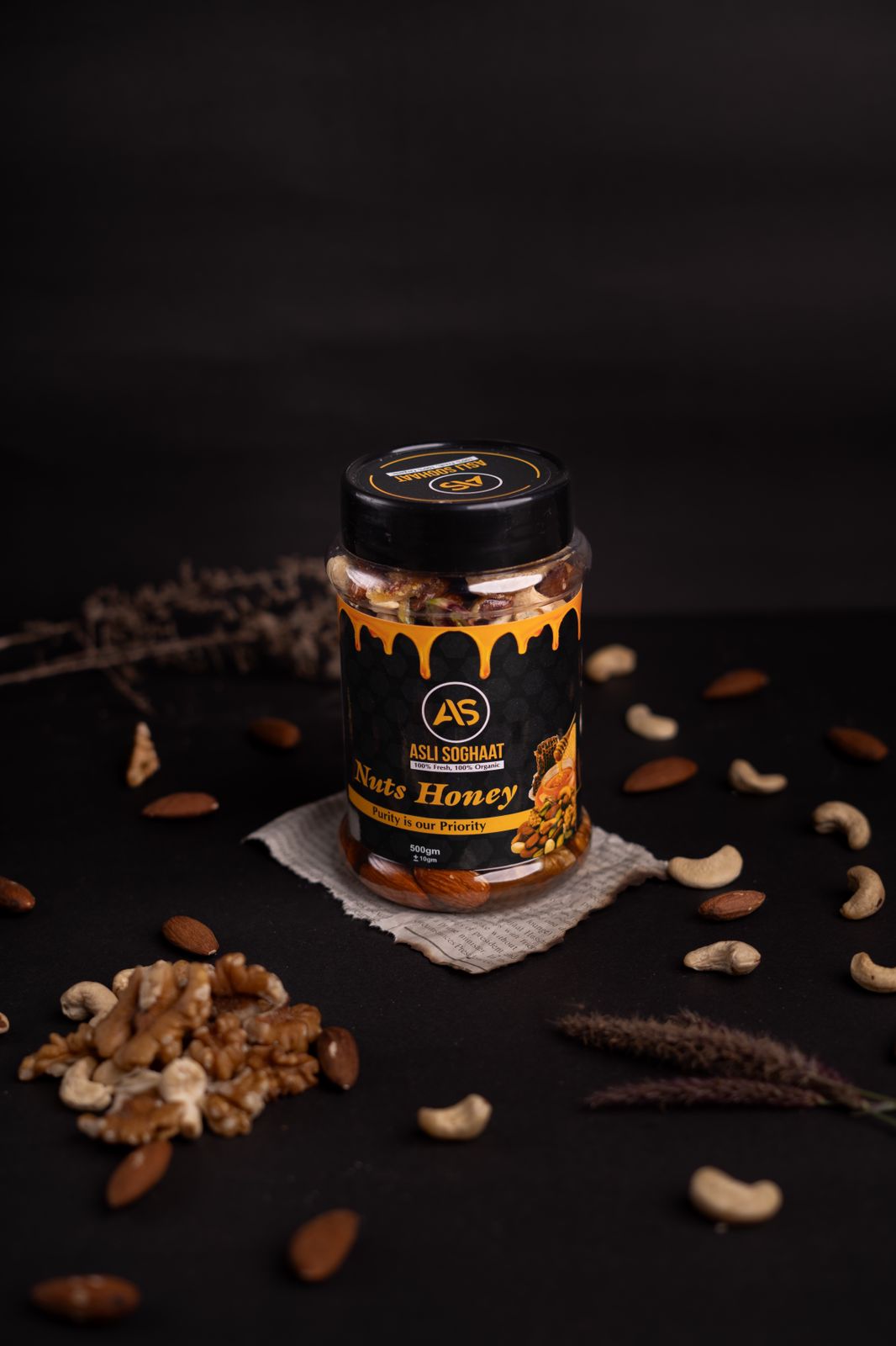 Nuts Honey 100% Organic 500gram