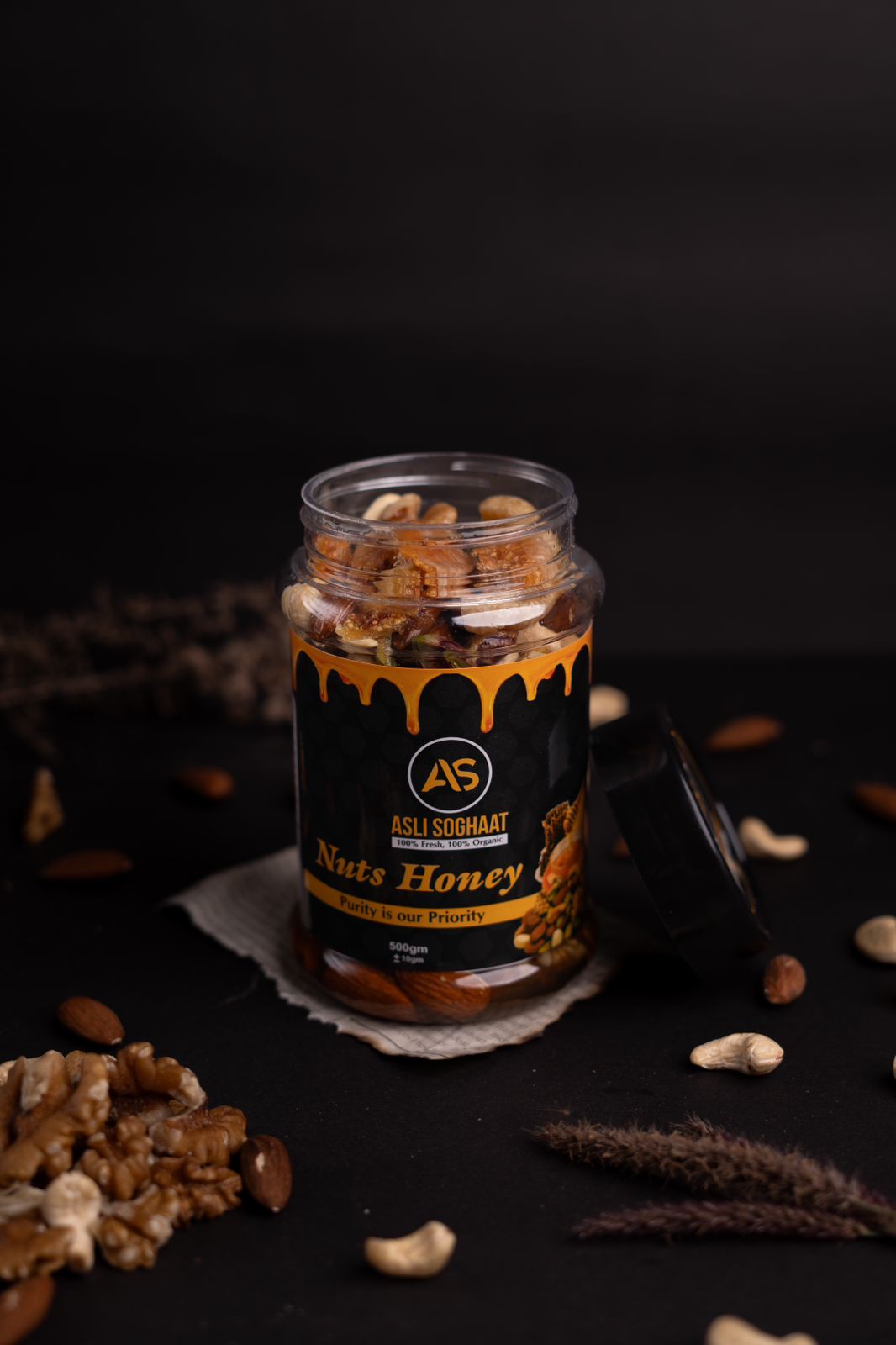 Nuts Honey 100% Organic 500gram