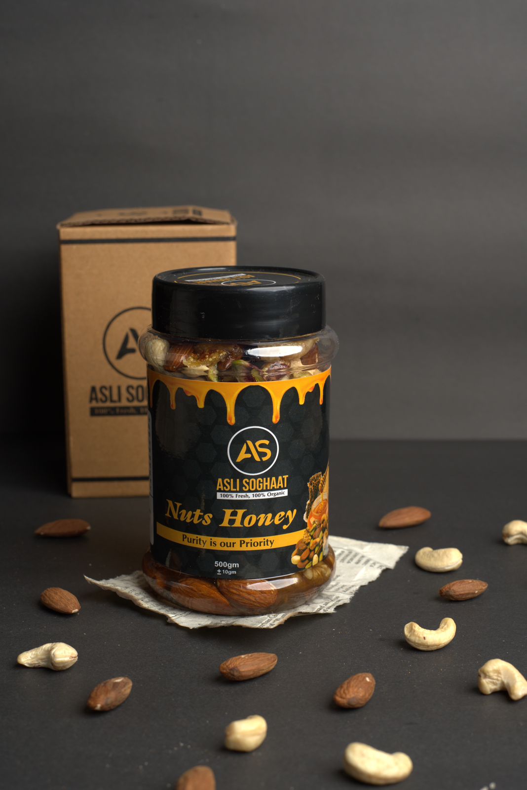 Nuts Honey 100% Organic 500gram
